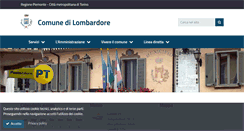 Desktop Screenshot of comune.lombardore.to.it